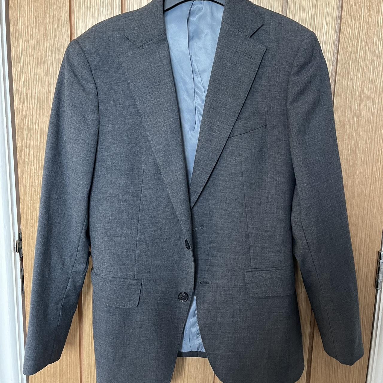 Moss bros tailored suit jacket. Perfect condition.... - Depop