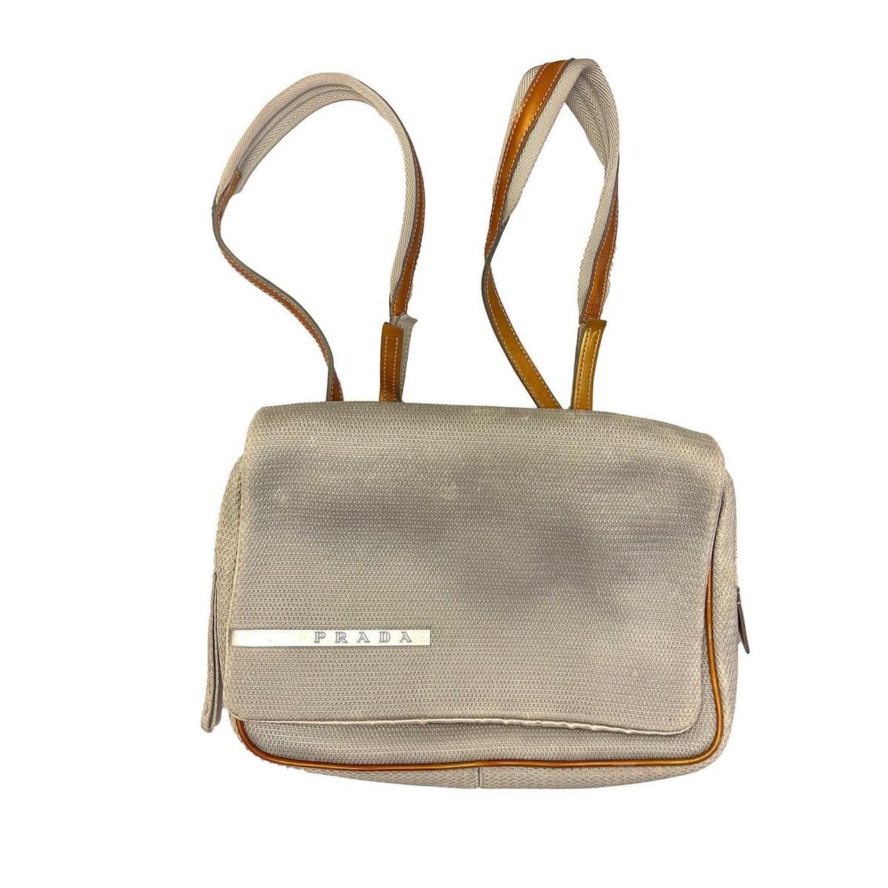 vintage 90s PRADA SPORT fur mini bag condition: C | Depop