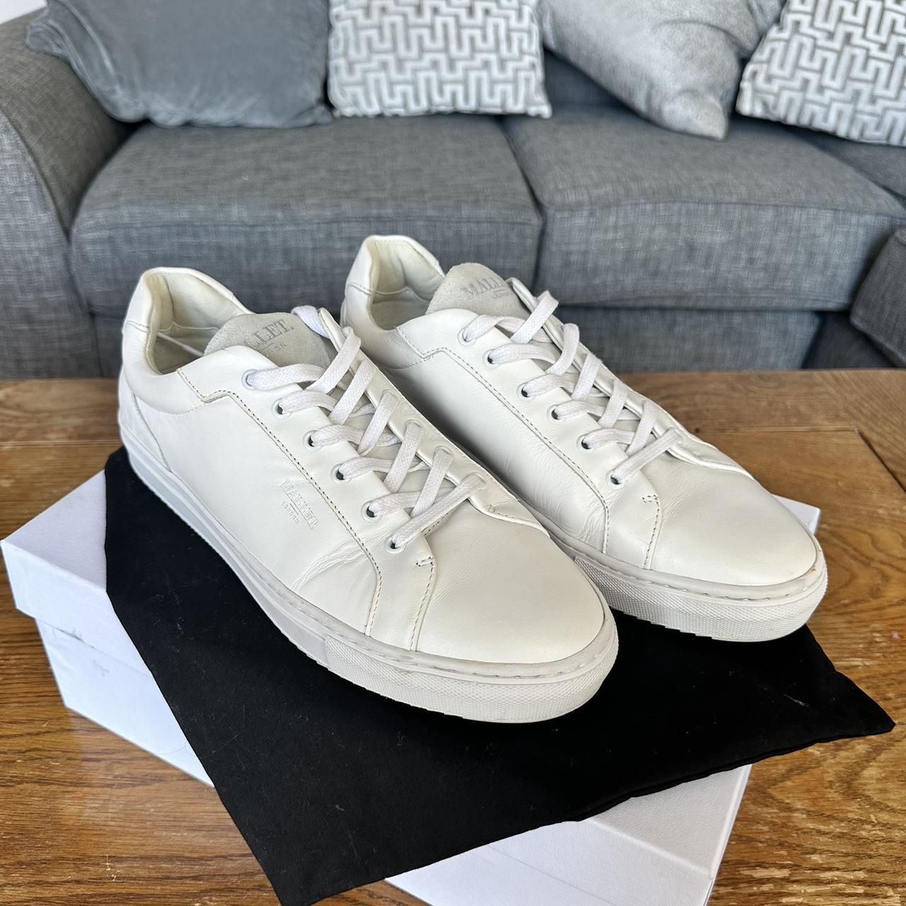 White Mallet Trainers - size 10. #mallet #arne... - Depop