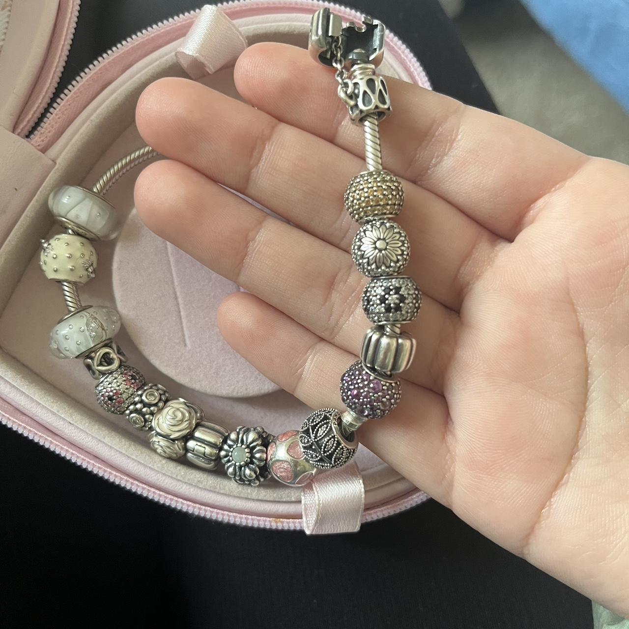 Pandora Bracelet brilliant condition 16 Depop