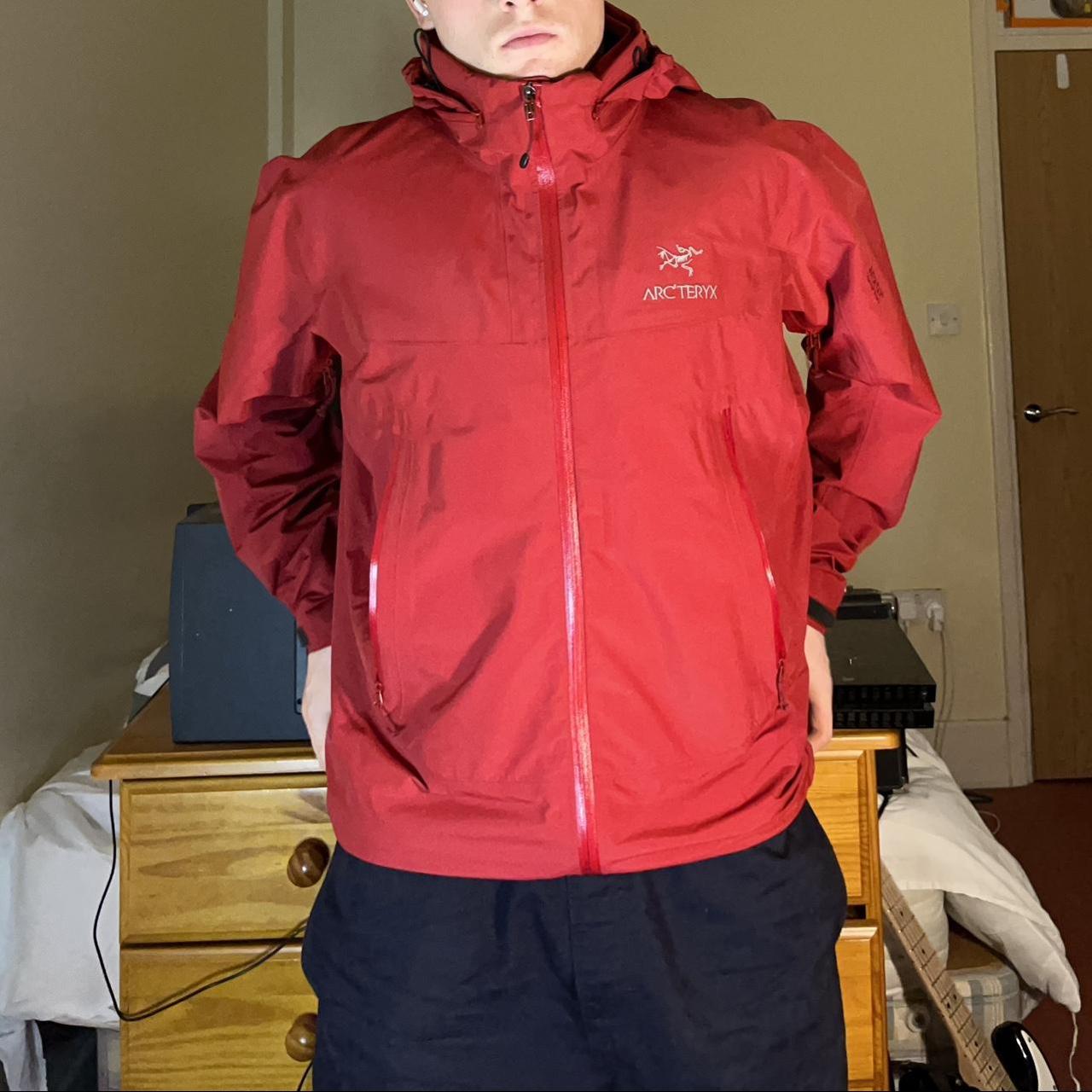 Arc'teryx Men's Red Coat | Depop