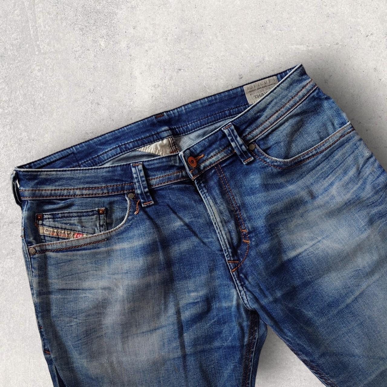 Mens diesel thavar slim fit skinny jeans Tag Size-... - Depop