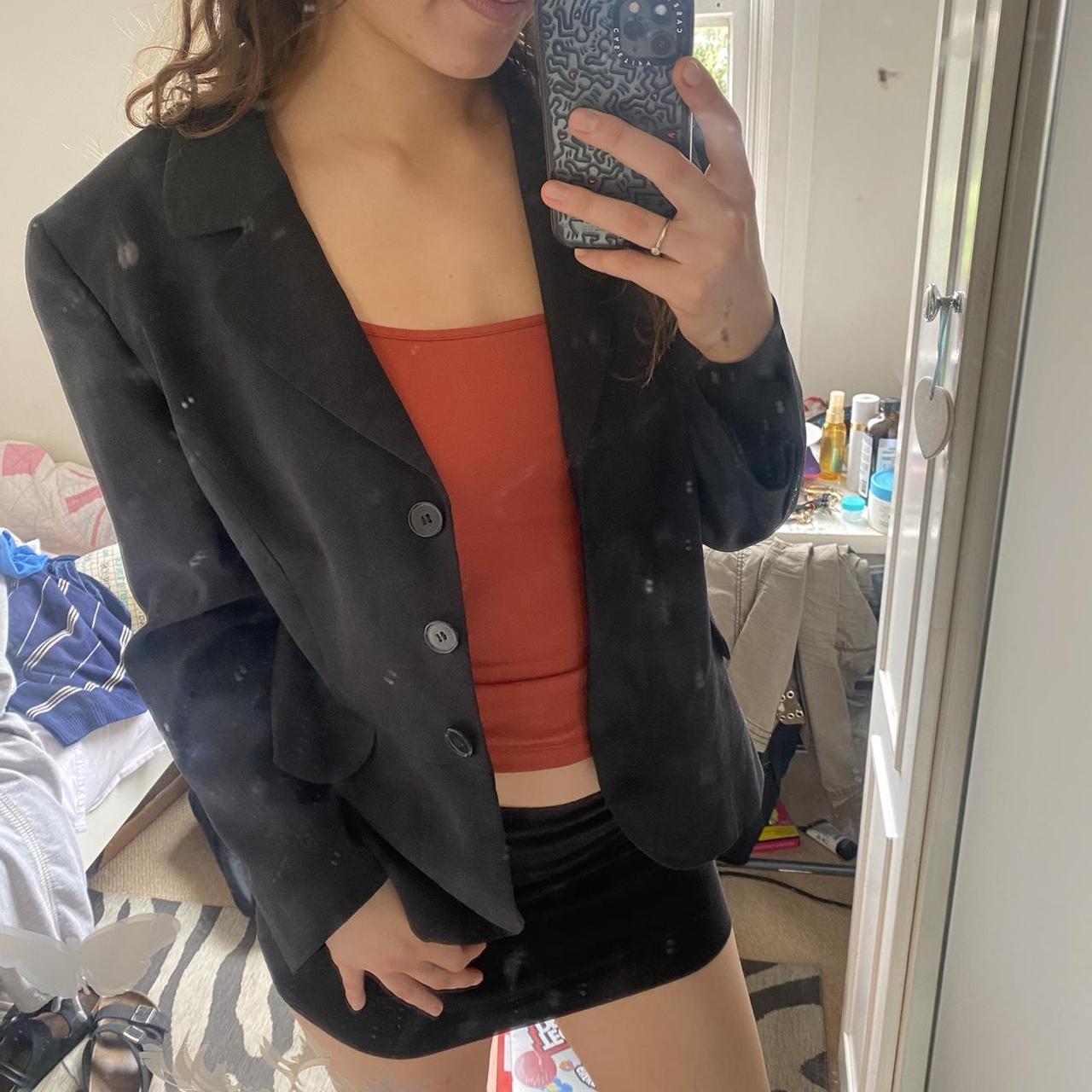 Black blazer Size 18 womens shown on size 10 as an... Depop