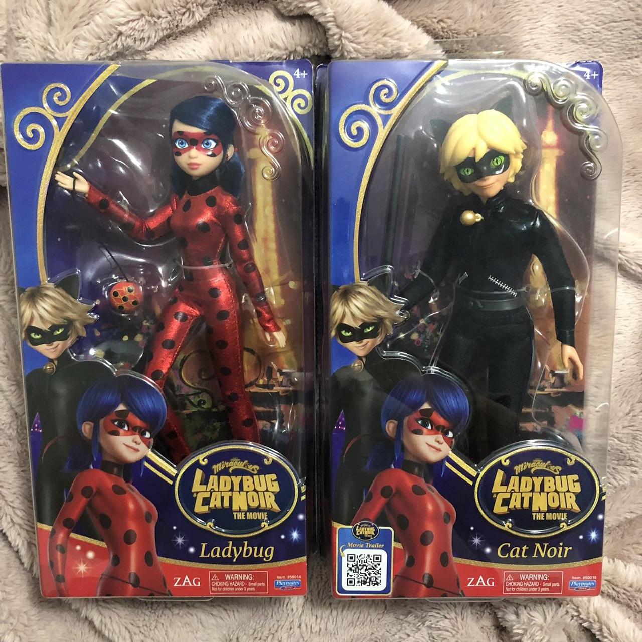 Miraculous Ladybug The Movie Ladybug and Cat Noir Dolls Review