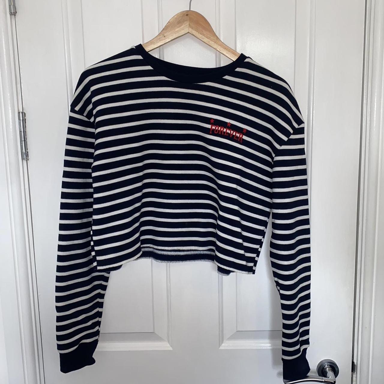 Topshop white sale sweatshirt