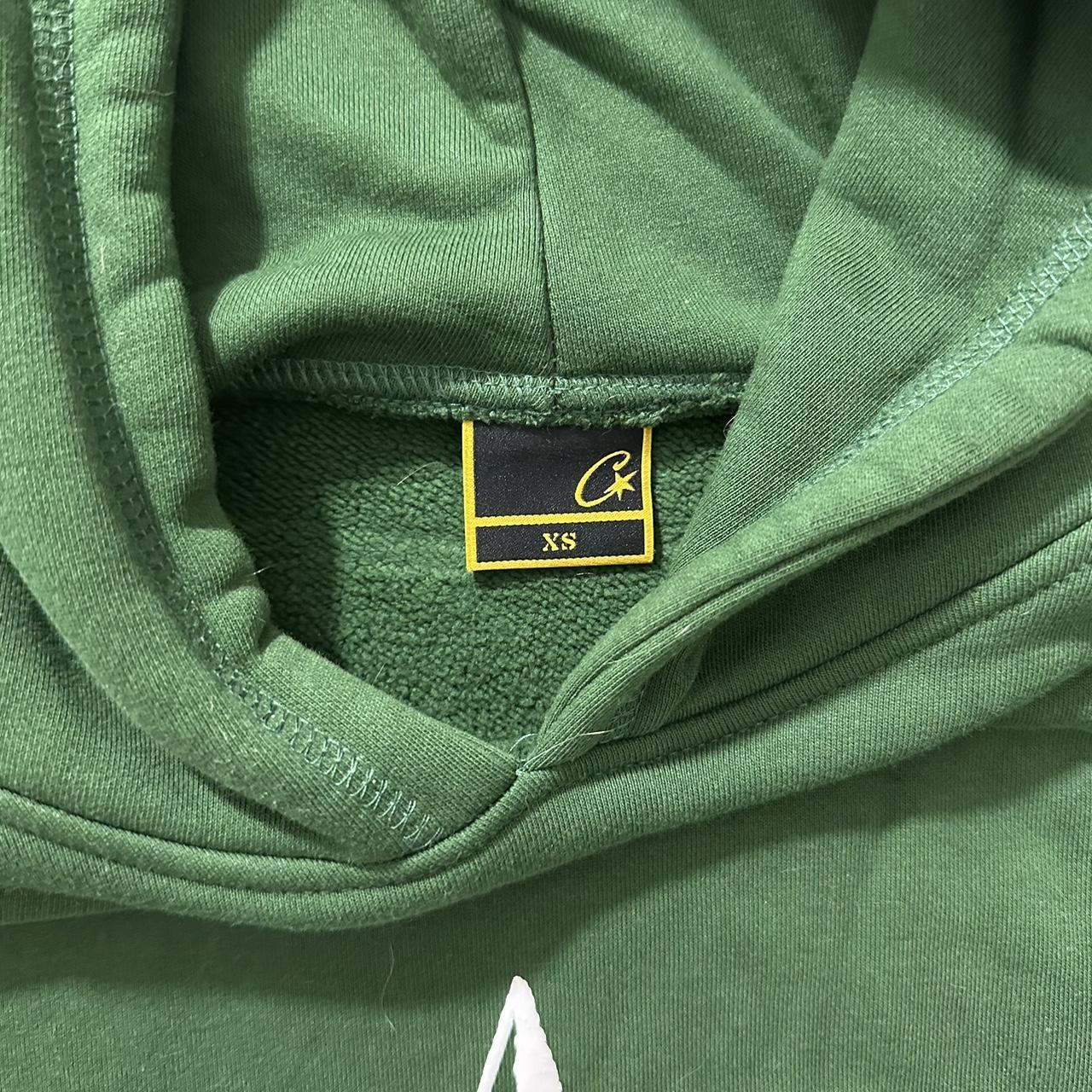 green corteiz five star hoodie size XS worn... - Depop