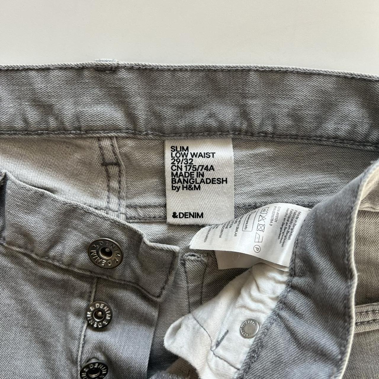 H and outlet m grey jeans