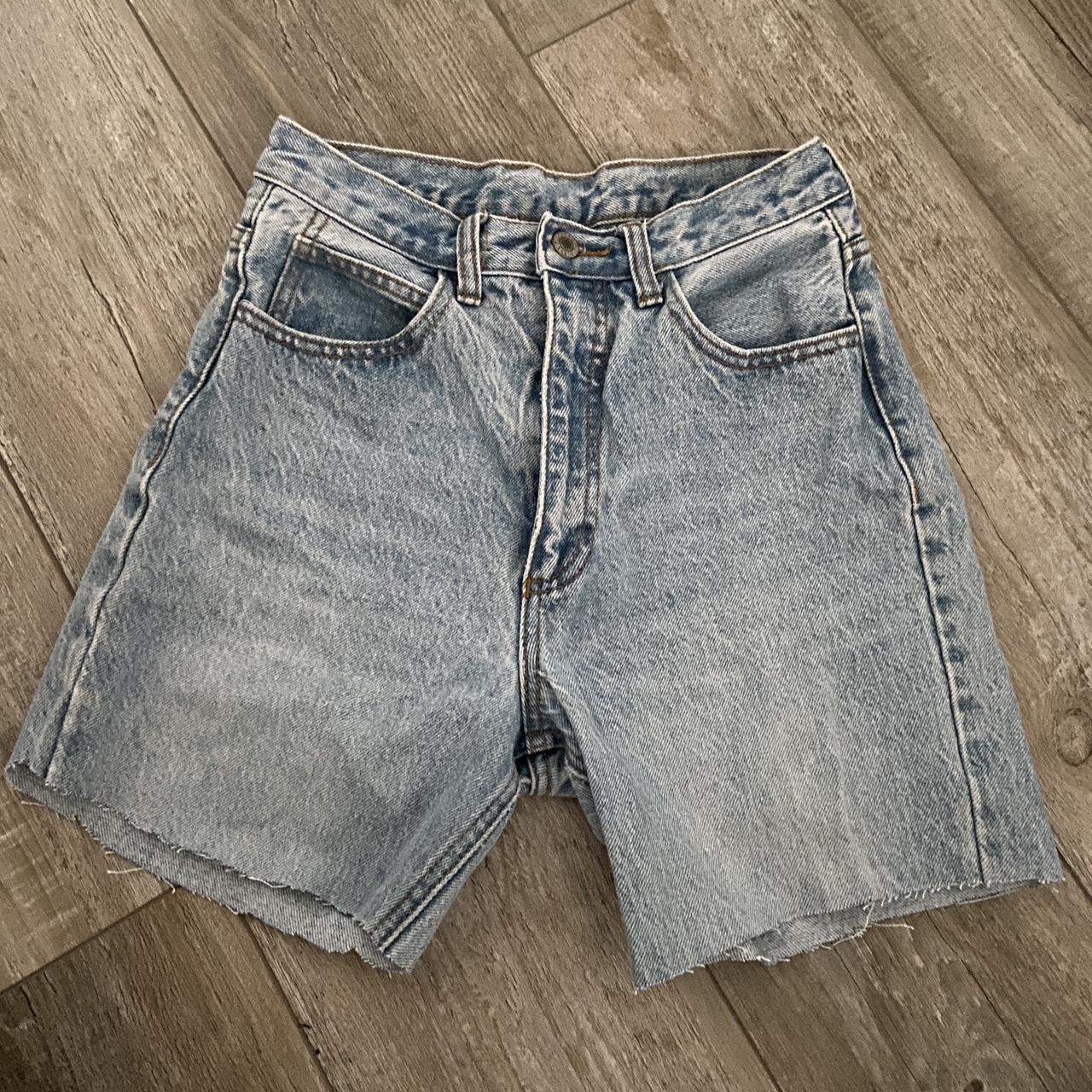 Brandy Melville midlength jorts / jean shorts!... Depop