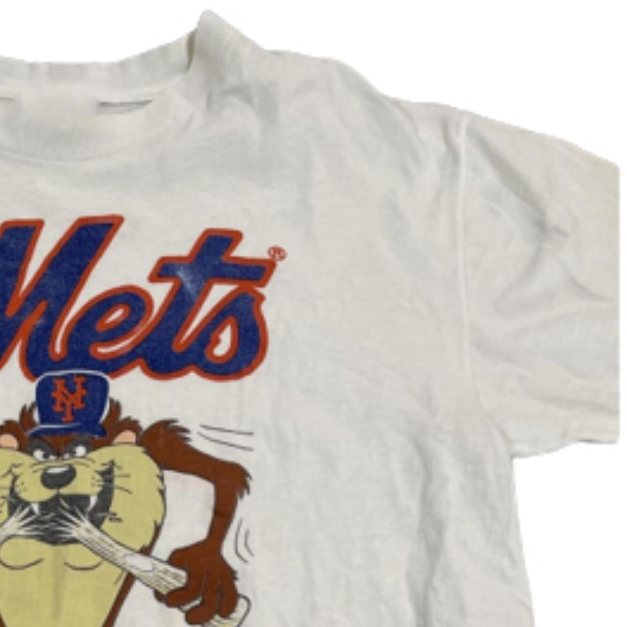 Gildan, Shirts, Vintage New York Mets Looney Tunes Taz Shirt New York Mets  Shirt Mlb Baseball