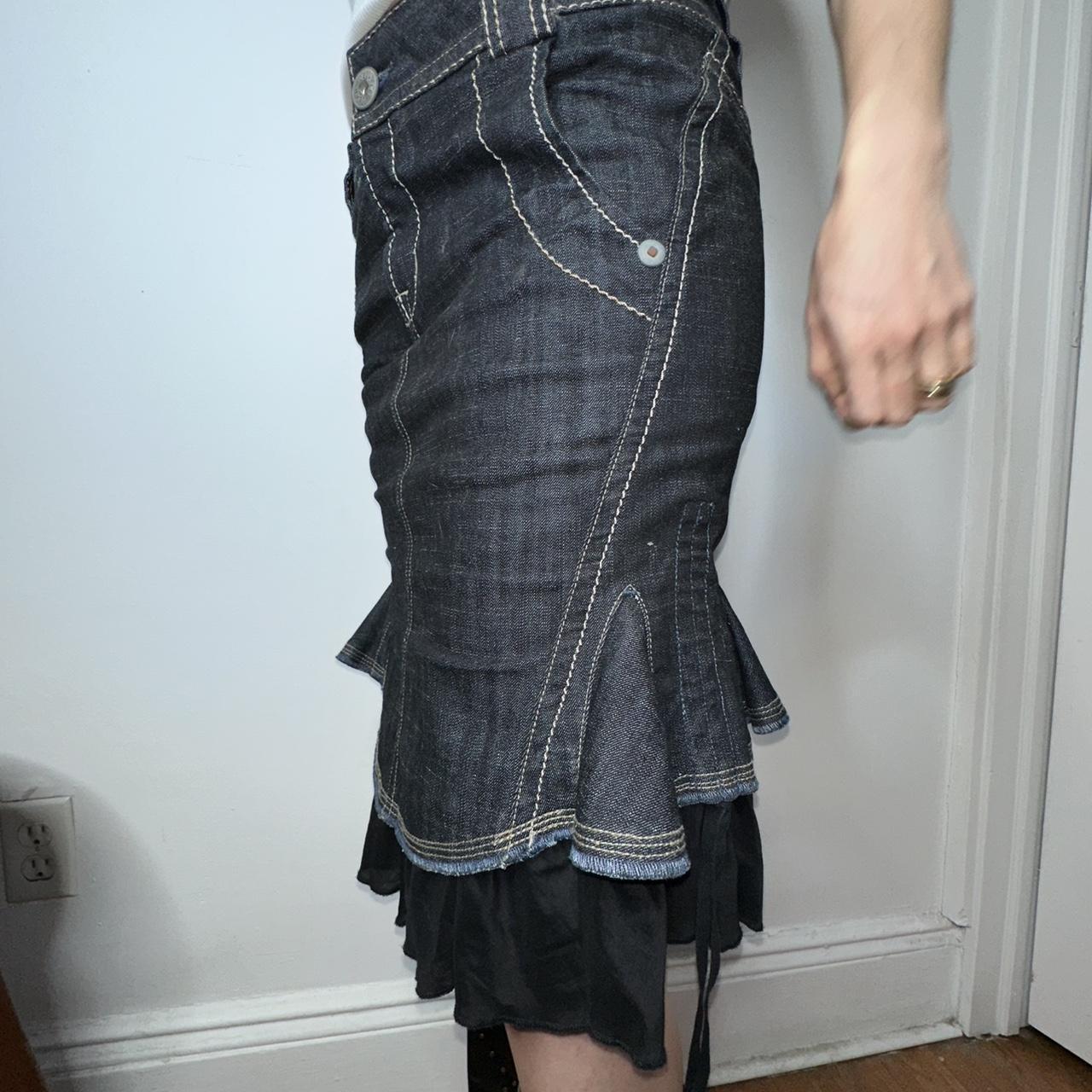 【MARITHE + FRANCOIS GIRBAUD】90s スカート　S Archive vintage Marithé + François Girbaud irregular | Depop