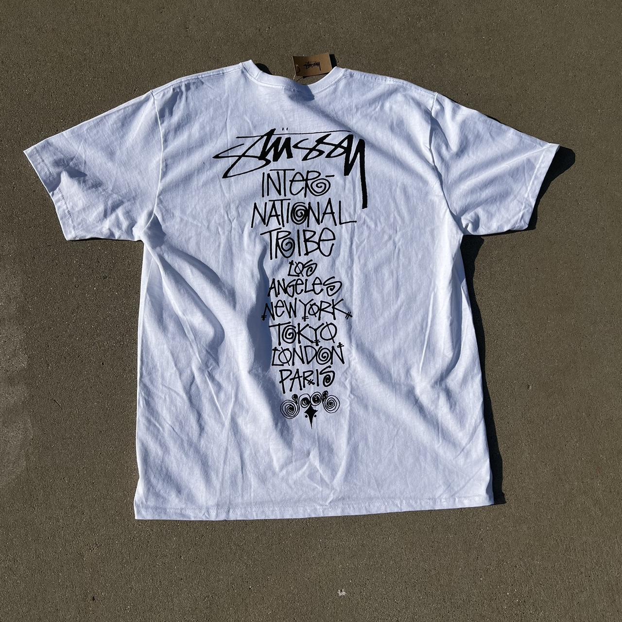 Brand new Stussy tribe white stack t shirt, Size:...