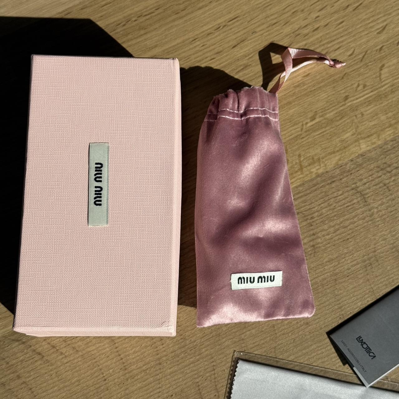 Miu Miu Women's Round Sunglasses - Pink – Miu Miu… - image 1