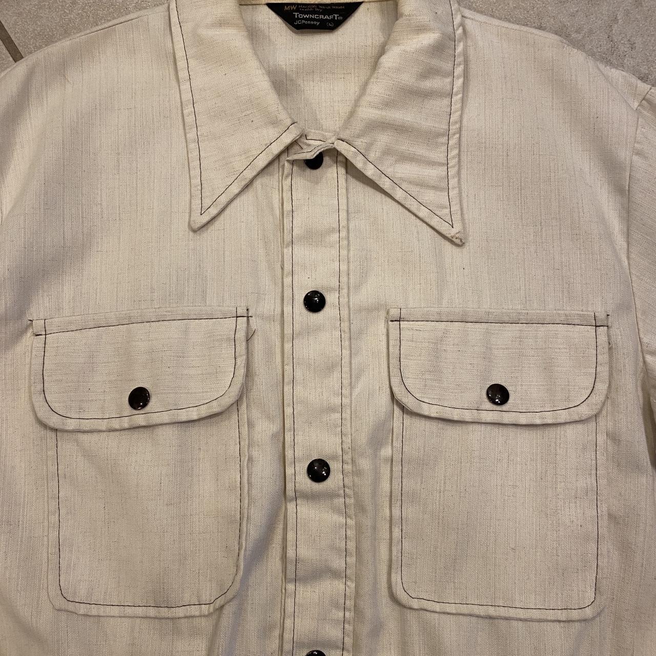 JCPenney Men's White and Cream Jacket Depop