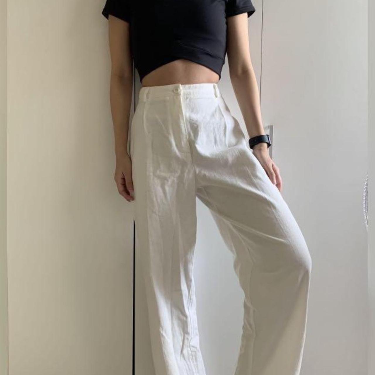 Brandy Melville linen Amelia pants - Depop