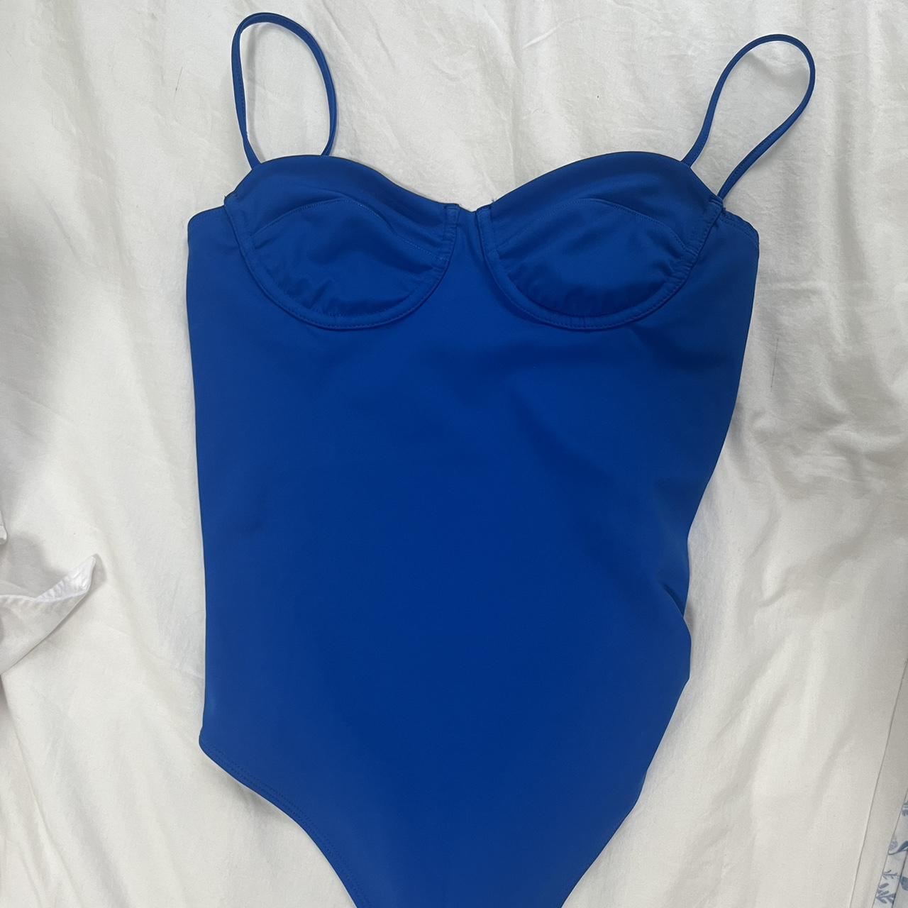 Anine Bing one piece Swimsuit like material Size... - Depop