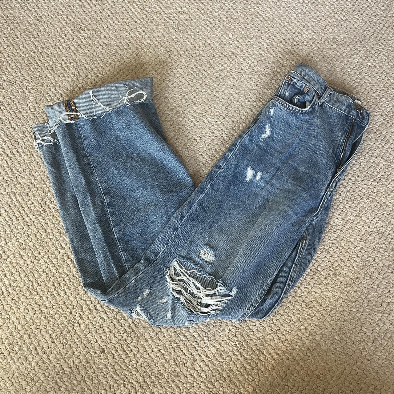 Zara 90s full length jeans, high rise, I have to... Depop