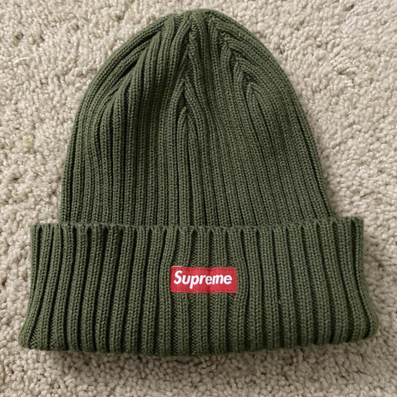 RARE Supreme Overdyed Ribbed Beanie SS18 Washed. Depop