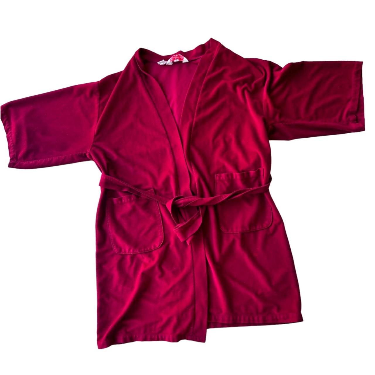 Men's Burgundy Robe Depop