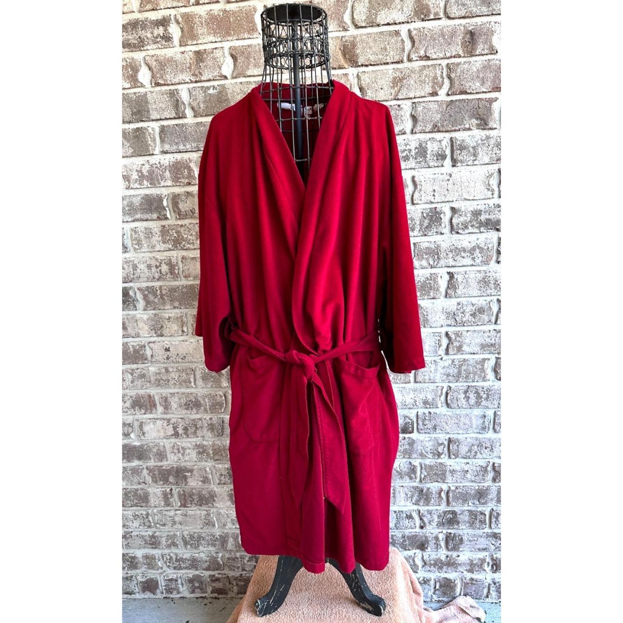 Men's Burgundy Robe Depop