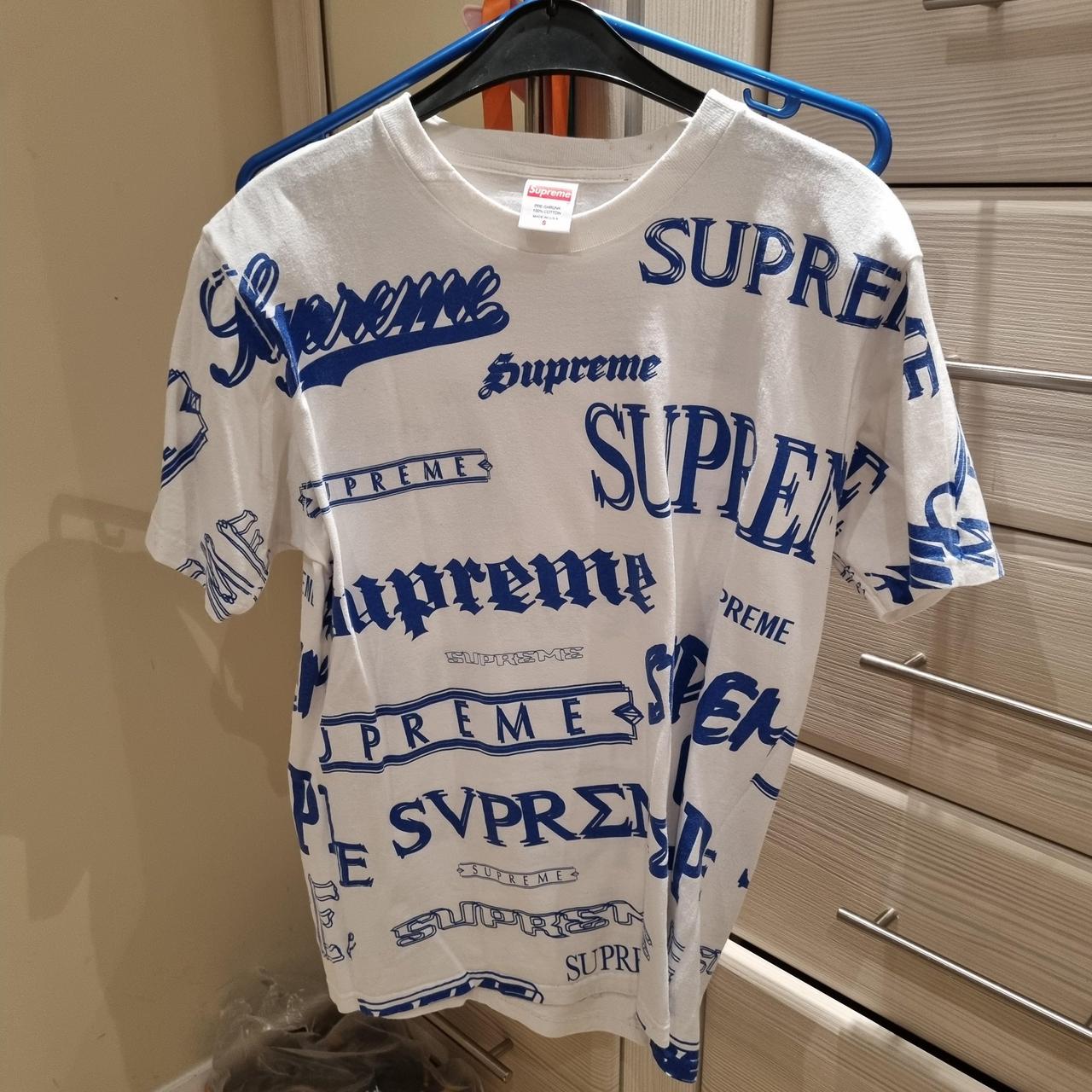 Supreme Scriptures T-shirt Mens Small Really cool... - Depop