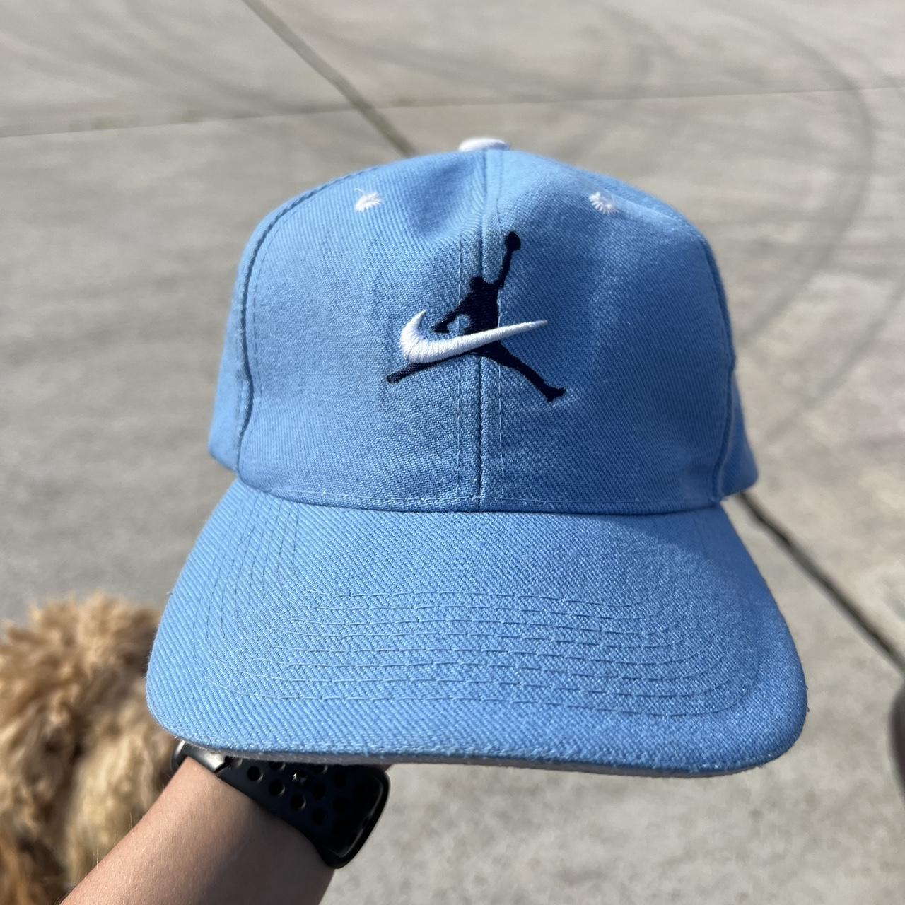 light blue jordan hat