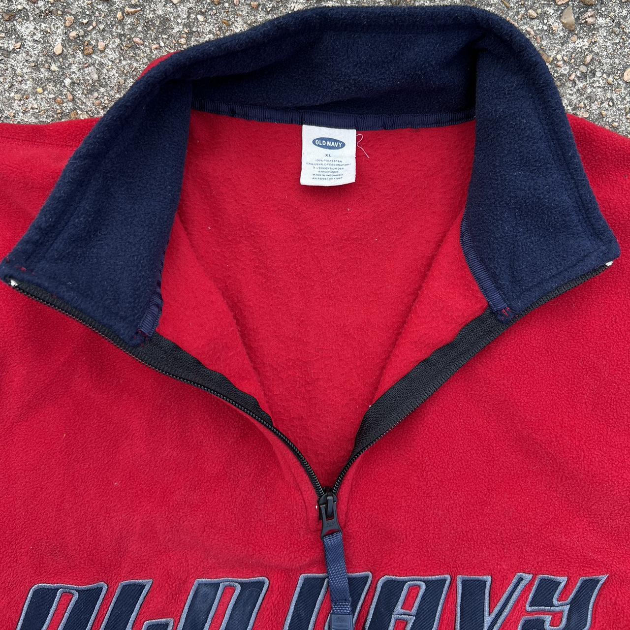 Old Navy XXL Red Quarter Zip Sweater / Fleece