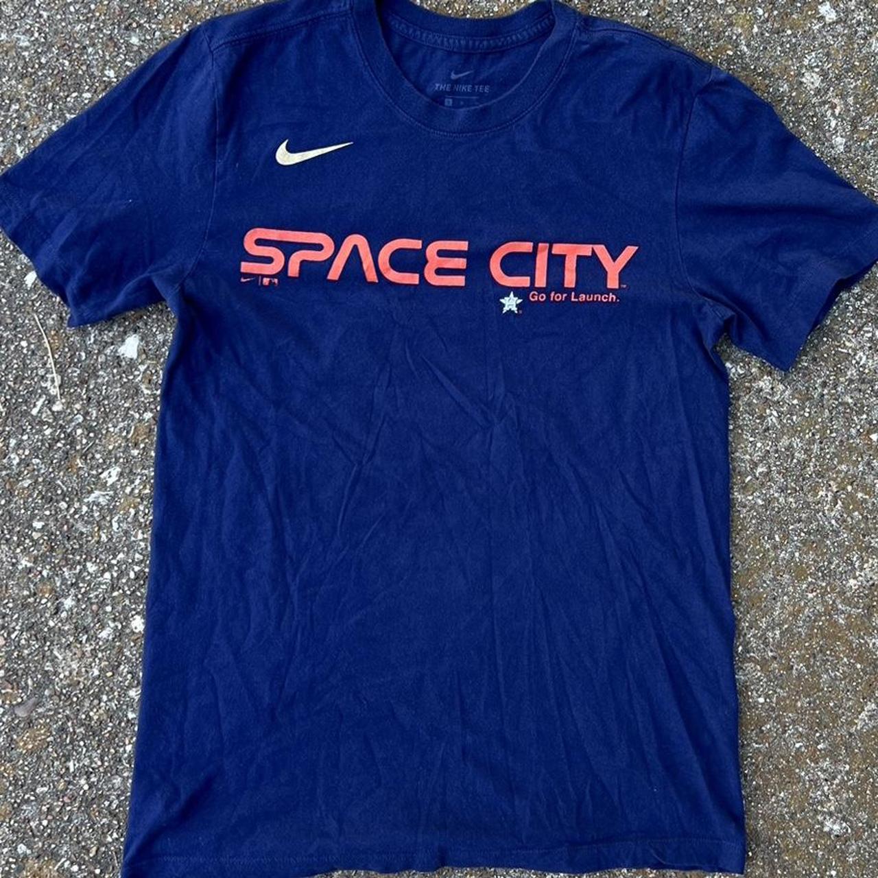 Men's Nike Navy Houston Astros City Connect Logo T-Shirt