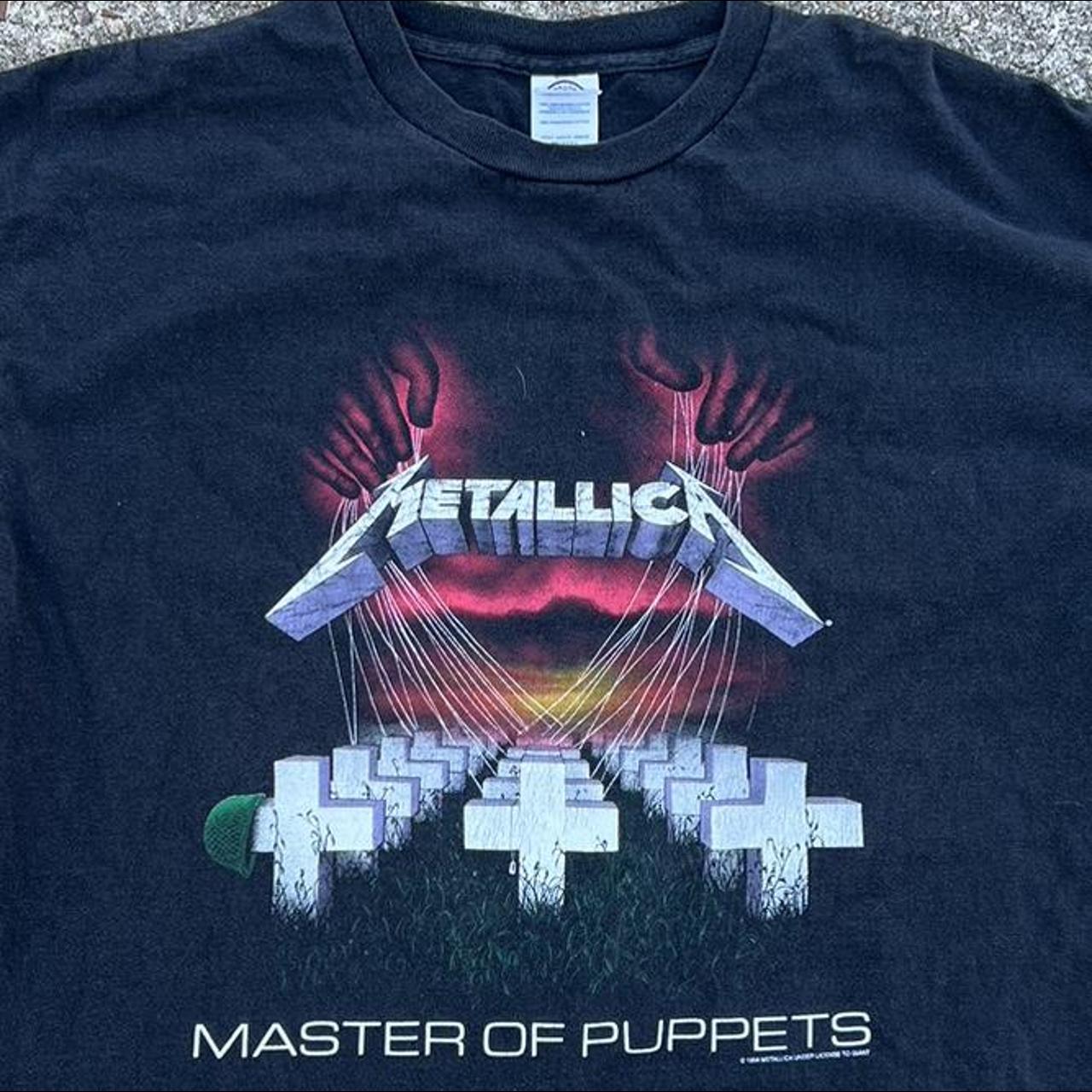 T shirt metallica master fashion of puppets