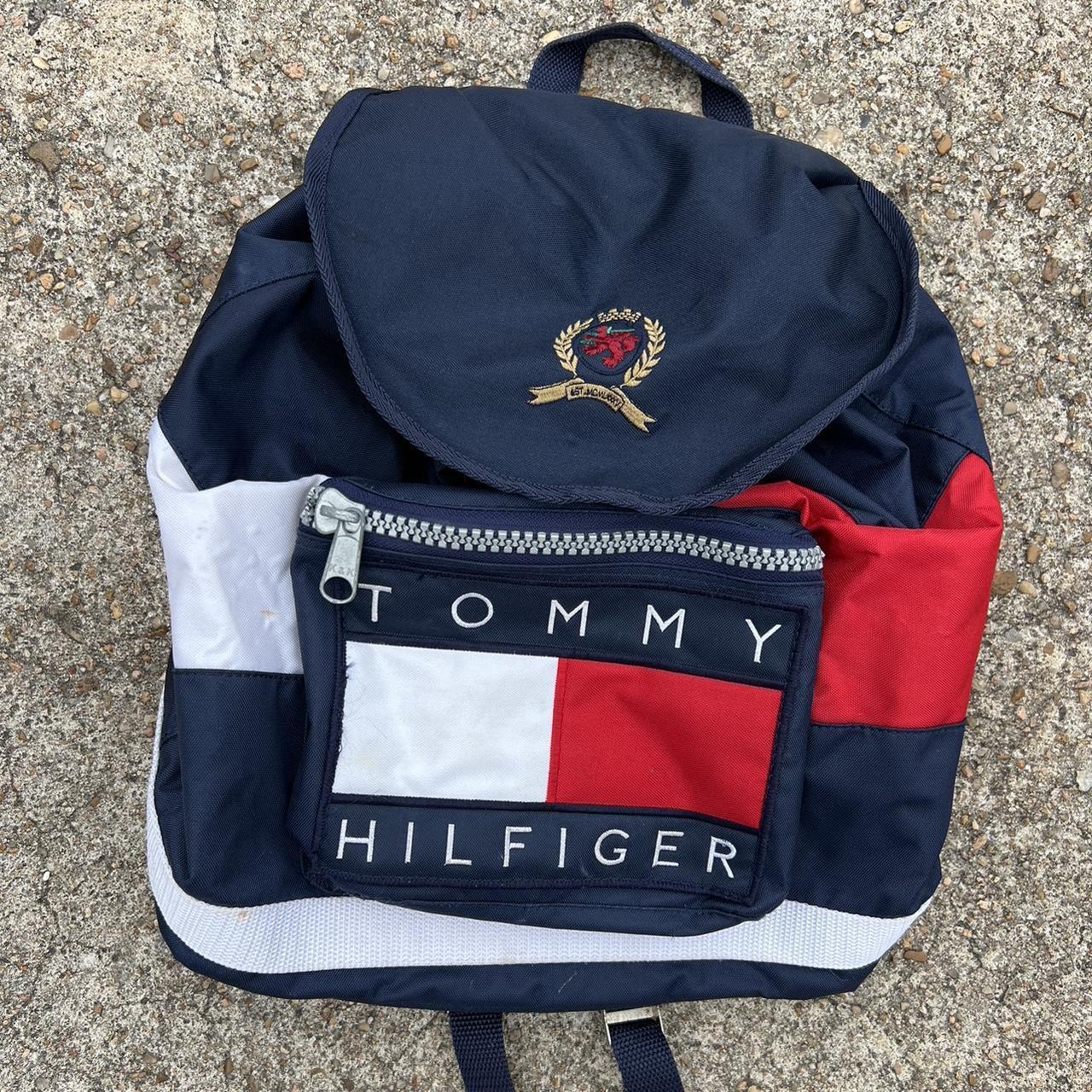 Tommy hilfiger retro logo 2024 backpack