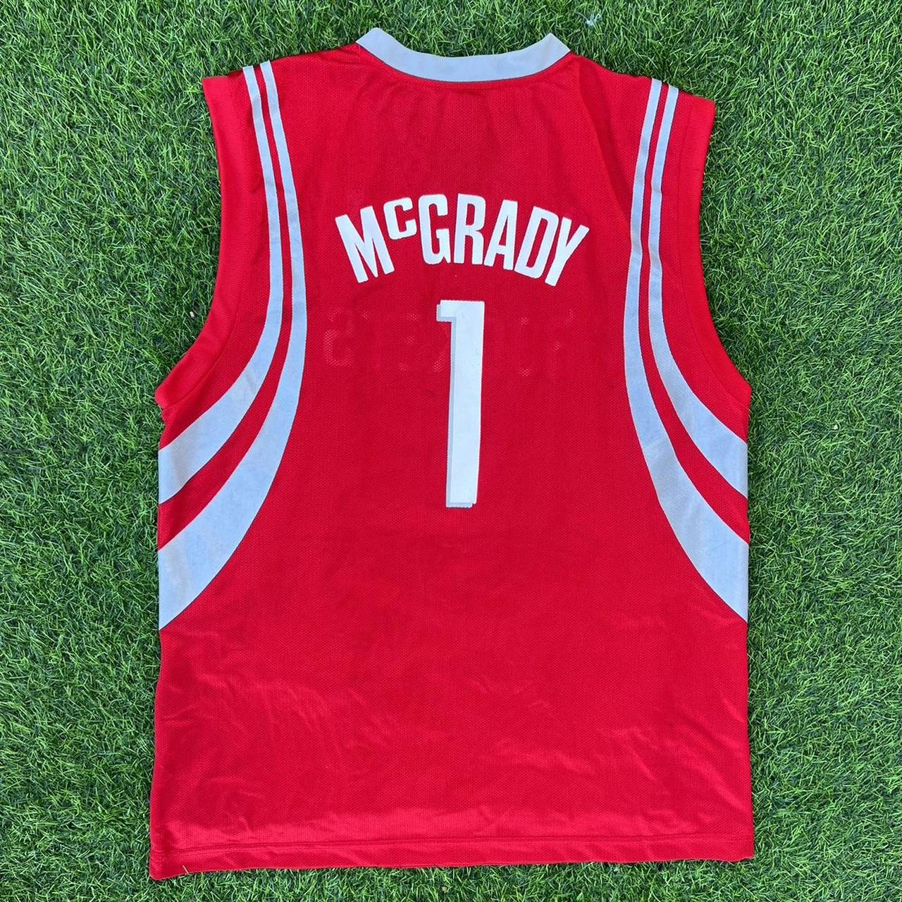 Tracy McGrady Vintage Adidas NBA Houston Rockets... - Depop