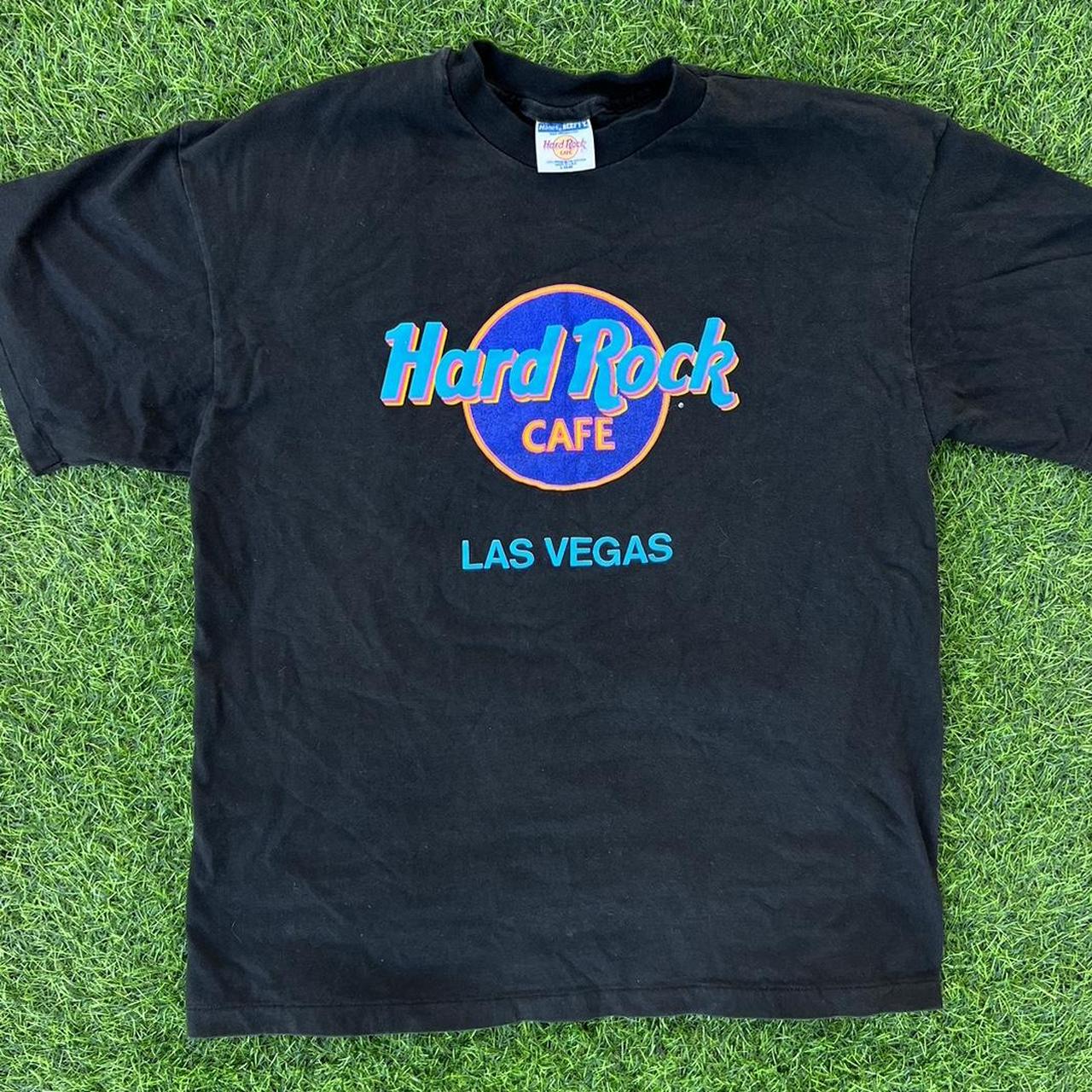 Vintage USA MADE Las Vegas Hard Rock Cafe Men’s L... - Depop