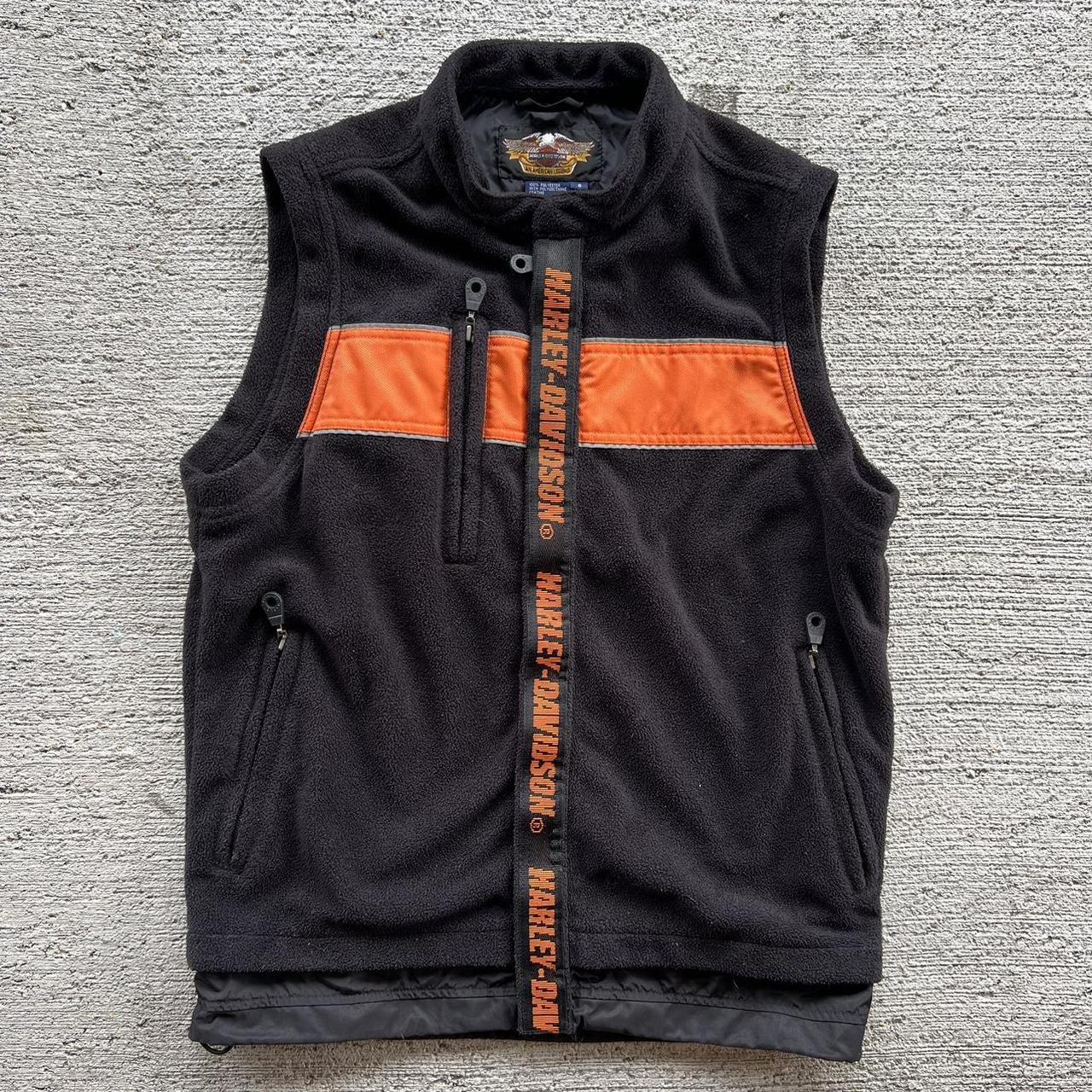 Harley davidson fleece on sale vest