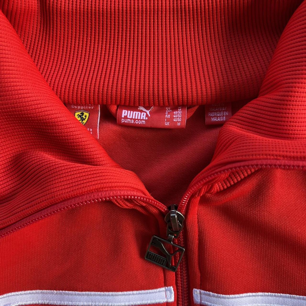 Ferrari Men's Red and White Jacket (3)
