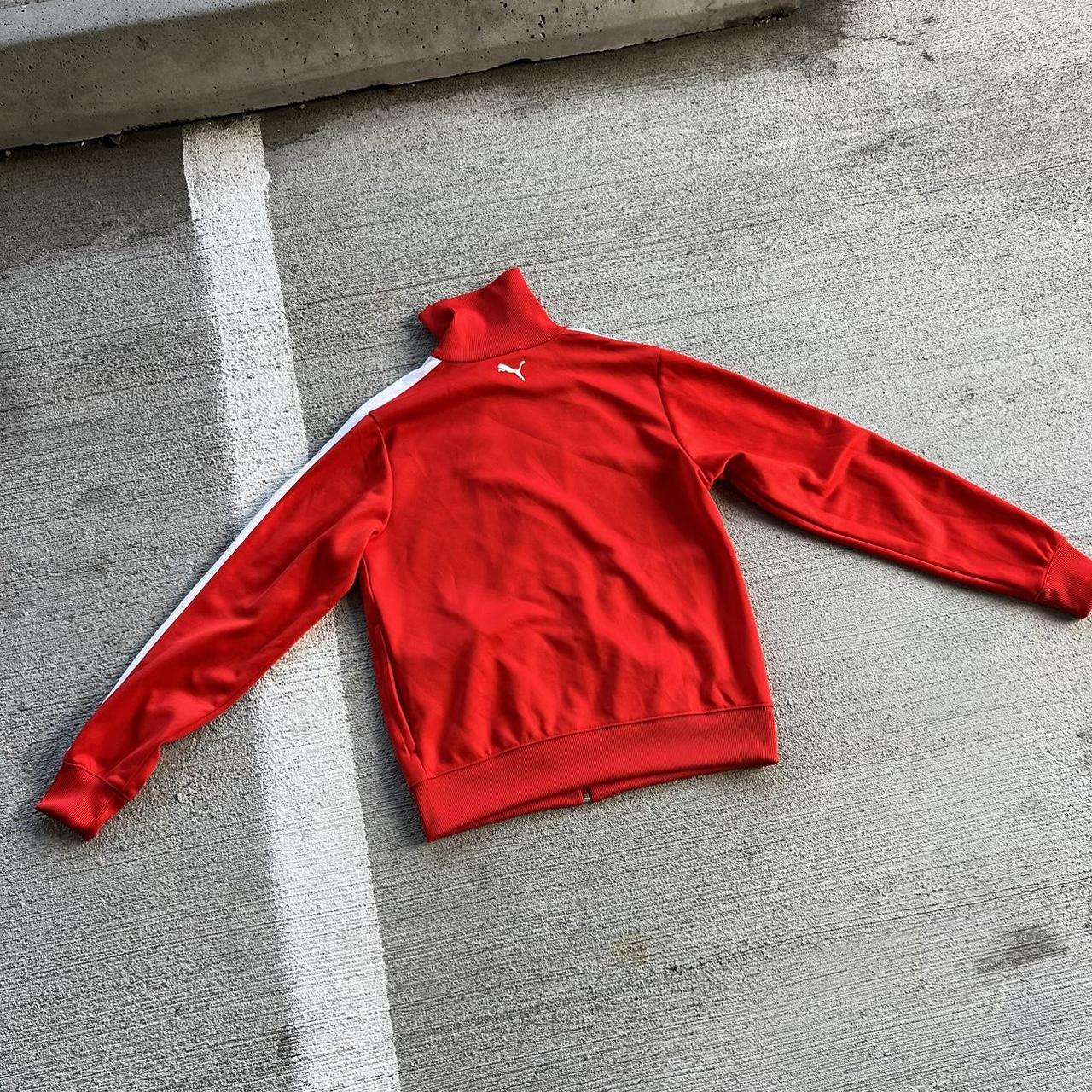 Ferrari Men's Red and White Jacket (6)