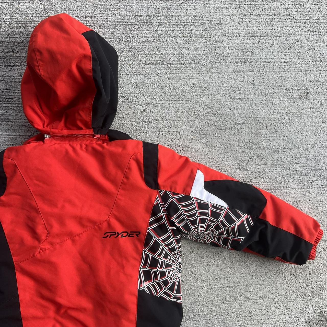 Spyder Boys 5 Ski Jacket SpiderMan Red Winter Coat... Depop