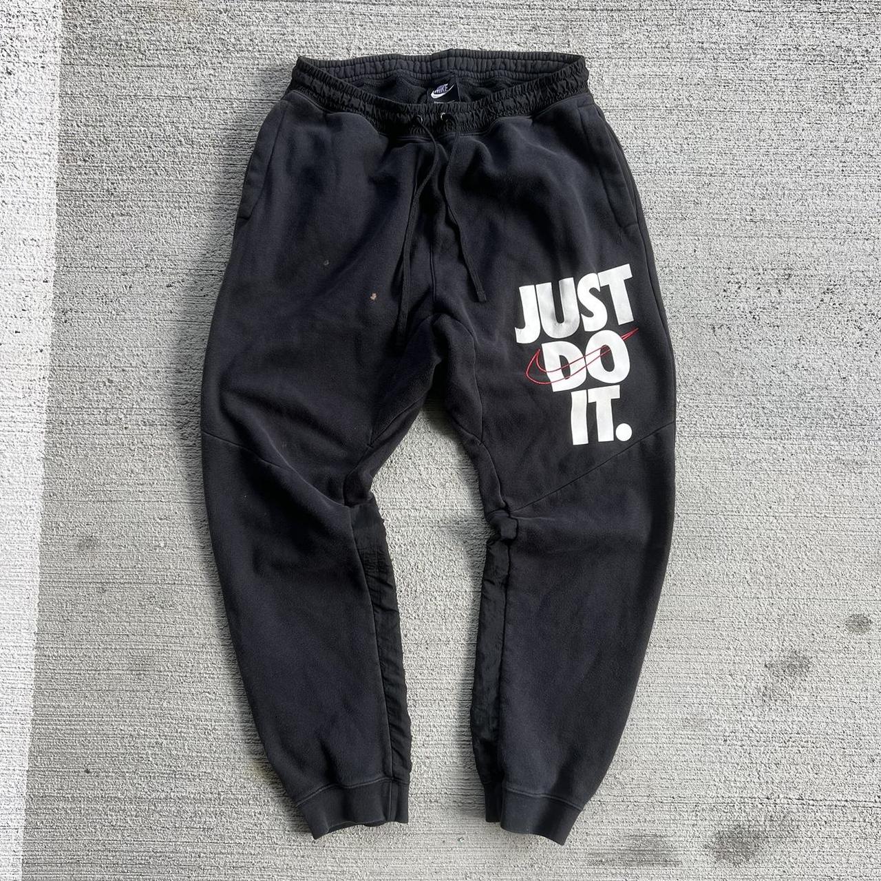 Just do it waistband sweatpants hot sale