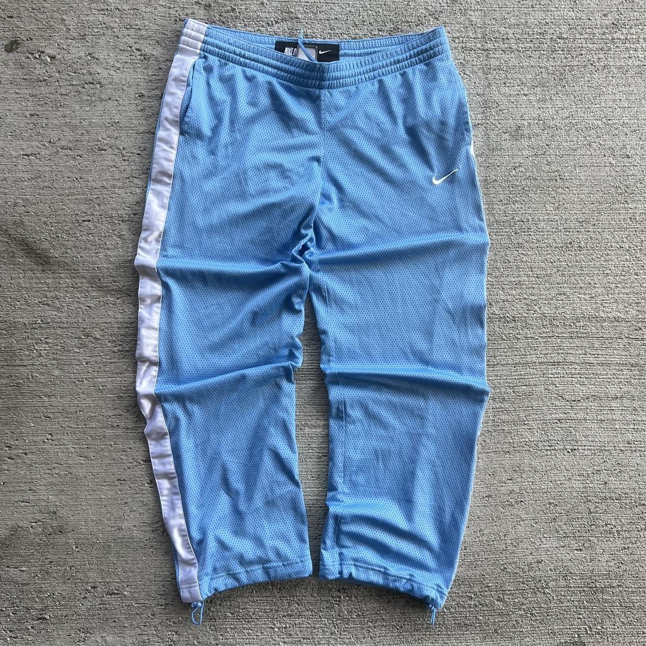 CRAZY BABY BLUE NIKE ORANGE TAG BASKETBALL TRACKSUIT... Depop