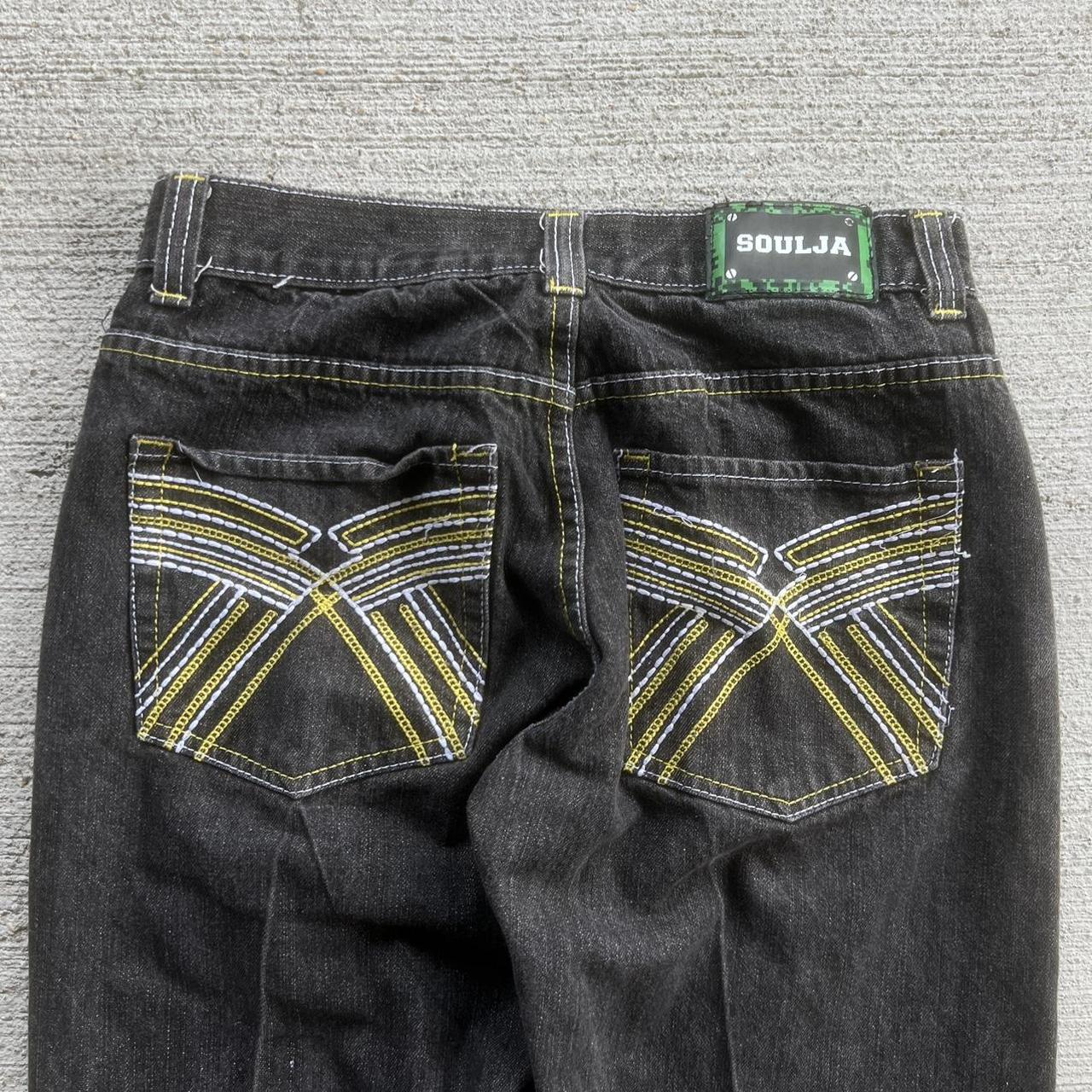 SOULJA Y2K Relaxed Loose Mens 29/29 Denim Jeans... - Depop