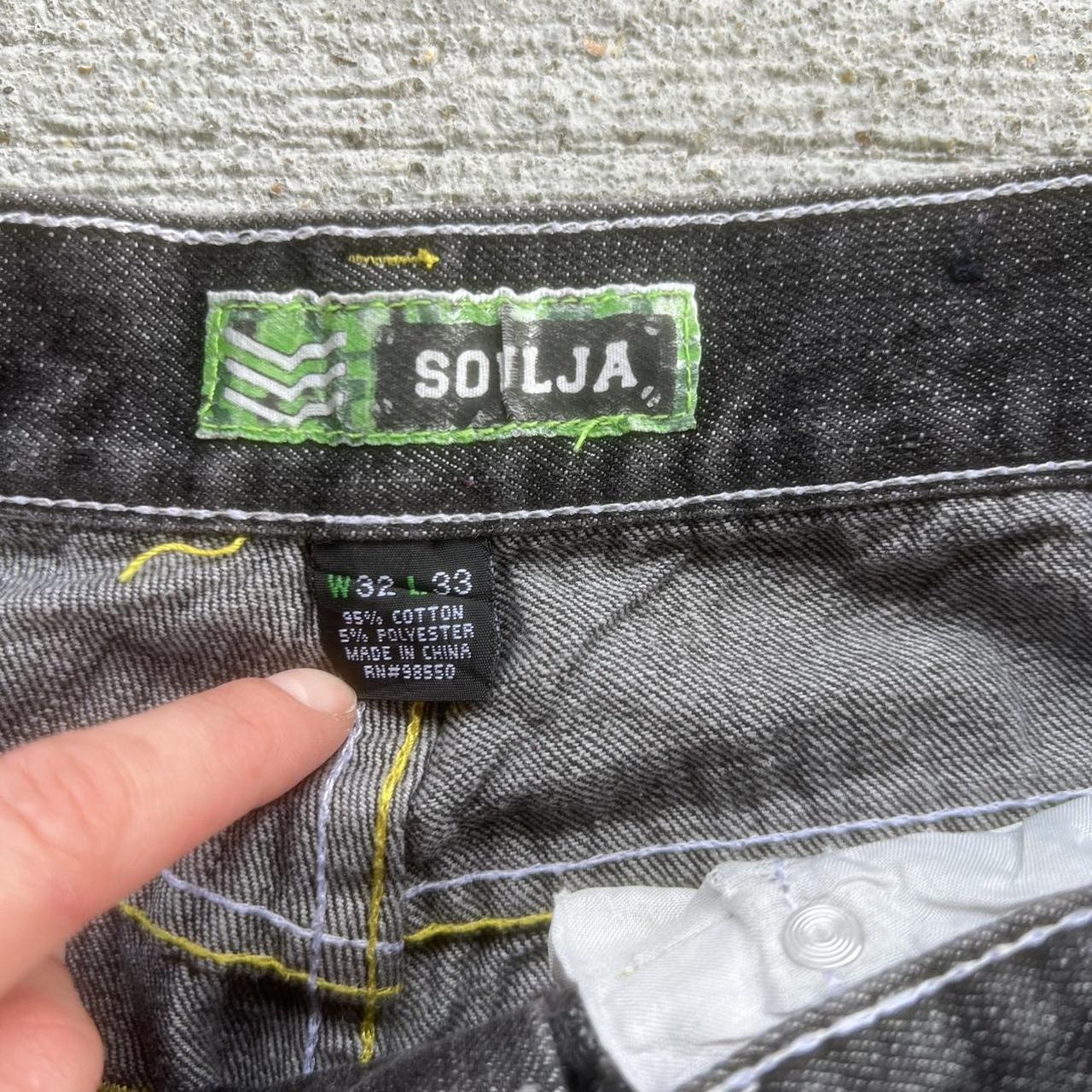 SOULJA Y2K Relaxed Loose Mens 29/29 Denim Jeans... - Depop