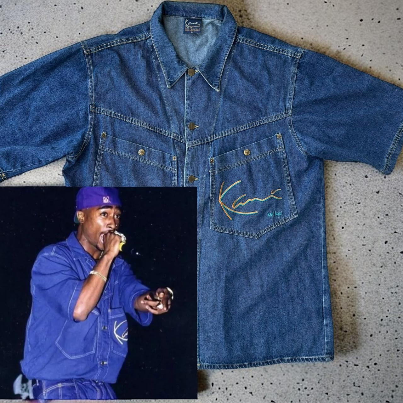 90s Vintage Karl Kani Jeans Button-up Jean Denim...