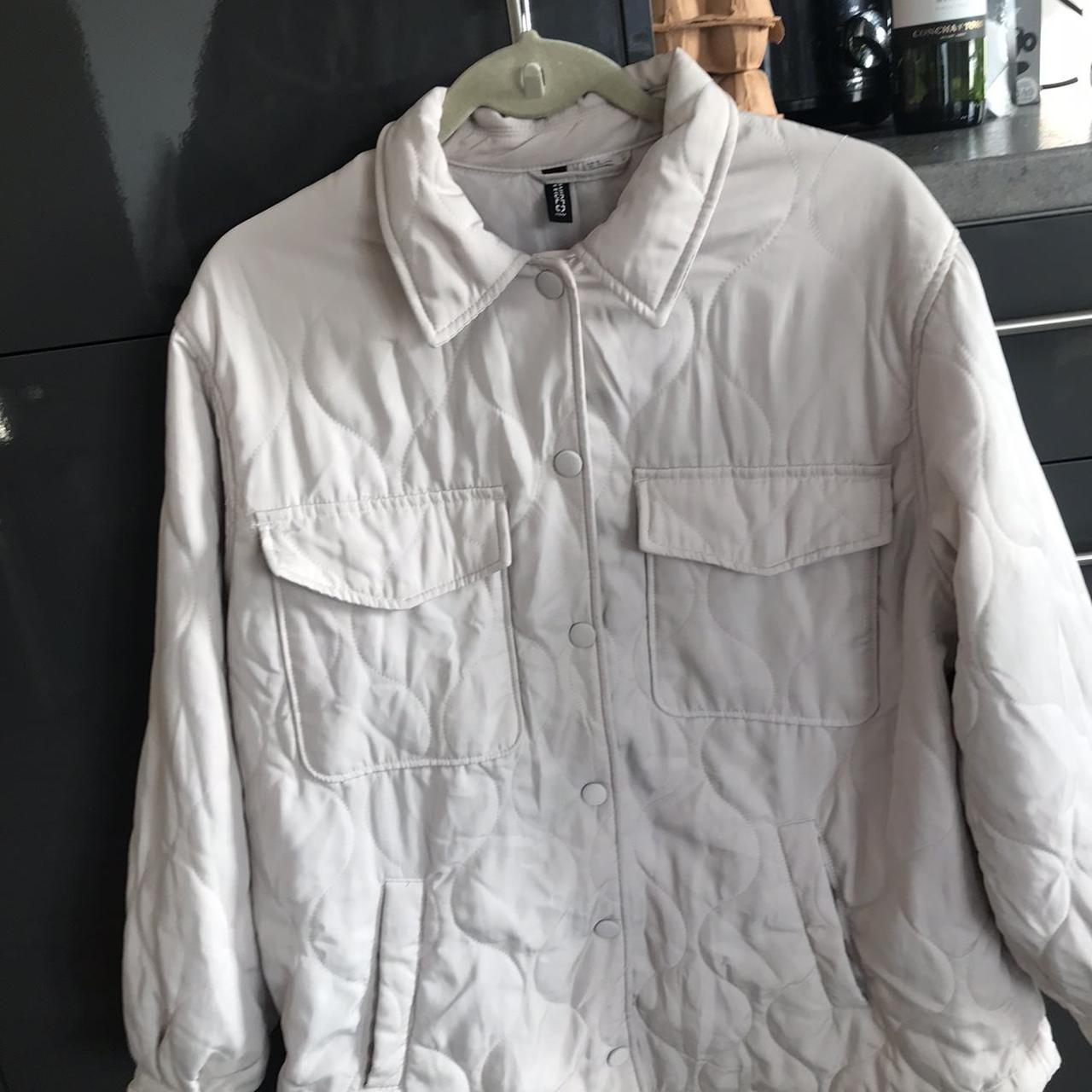 H&M Women's Cream Jacket | Depop