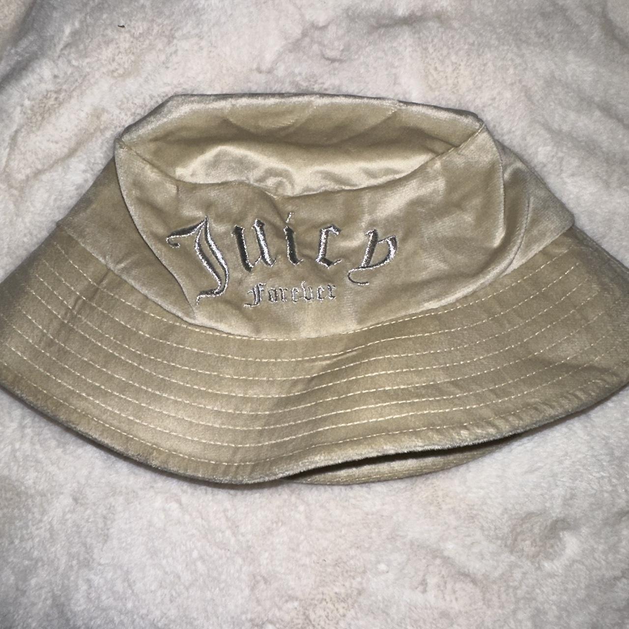 Juicy Couture Women's Cream Hat | Depop