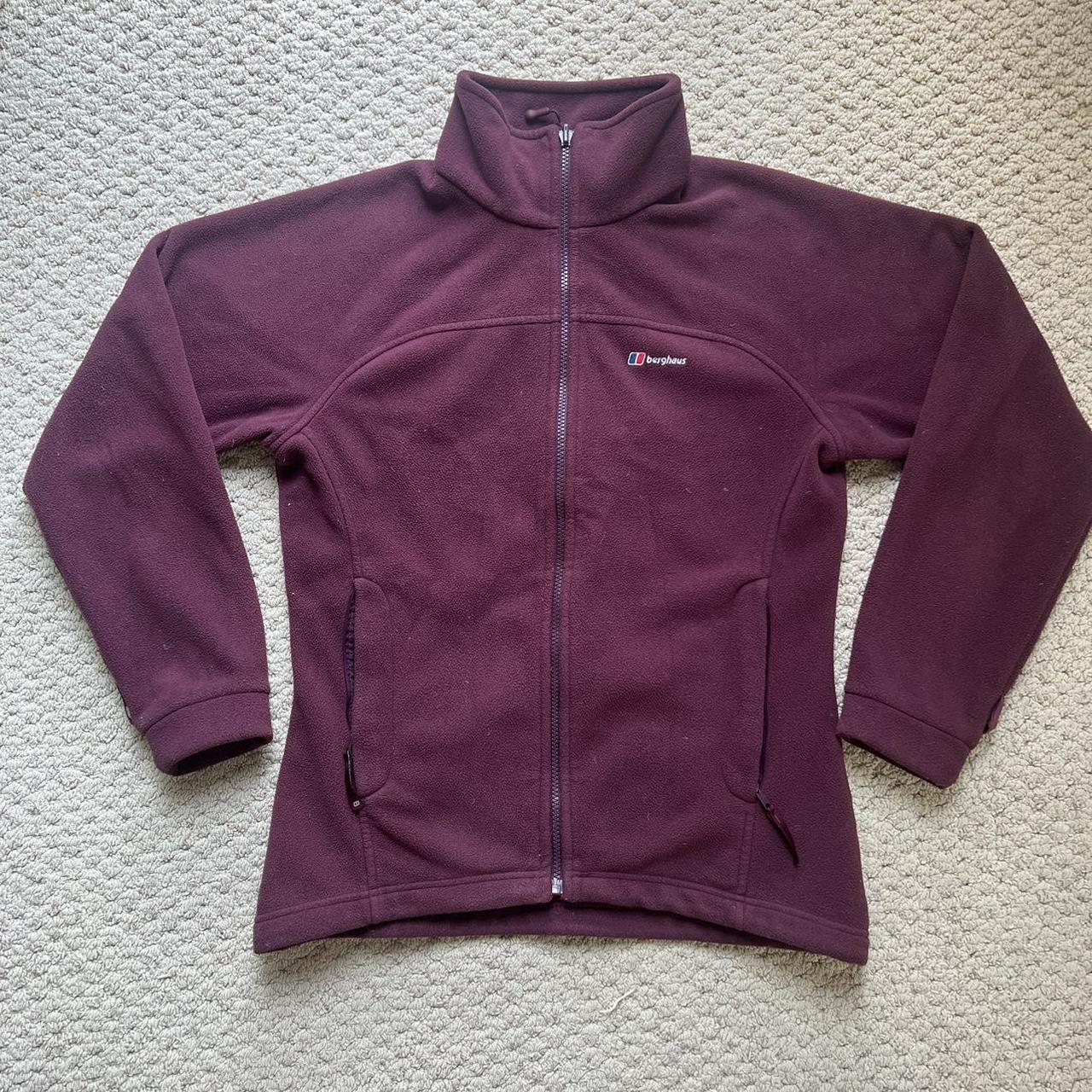 Berghaus Men's Purple and Burgundy Sweatshirt | Depop