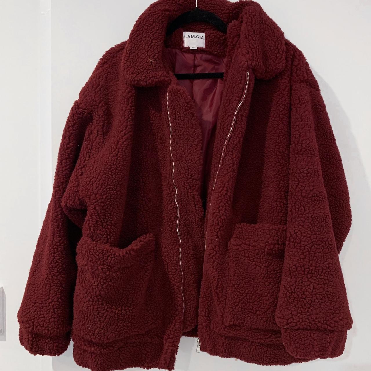BURGUNDY PIXIE So cozy and Depop