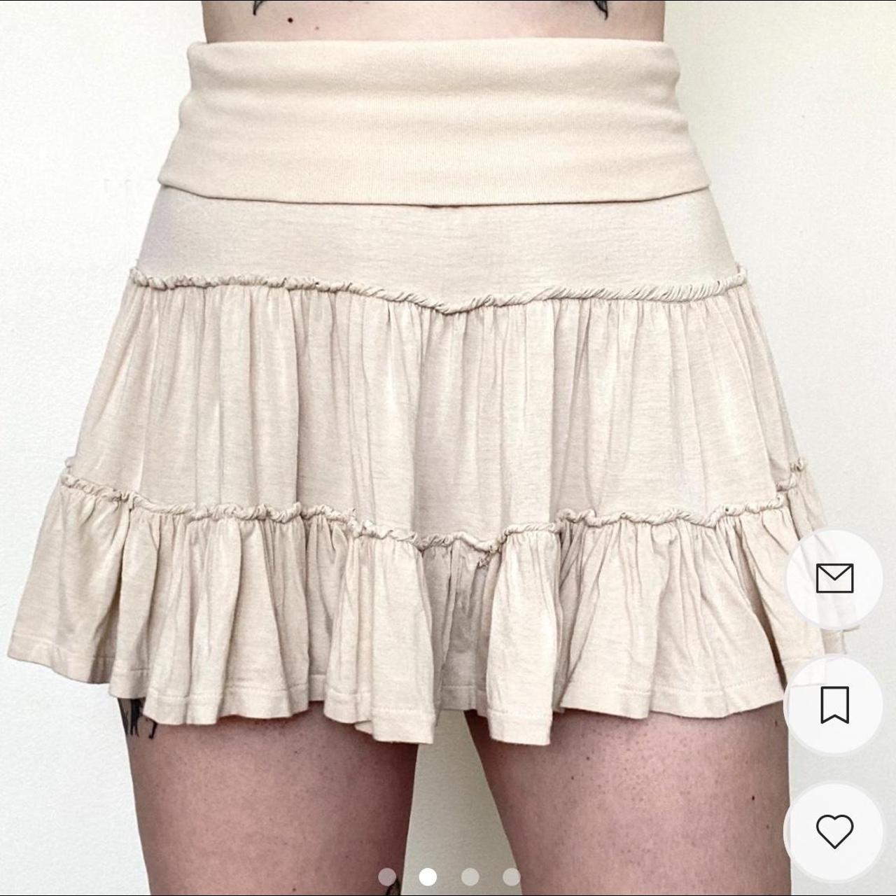 Energie Women's Cream Skirt | Depop