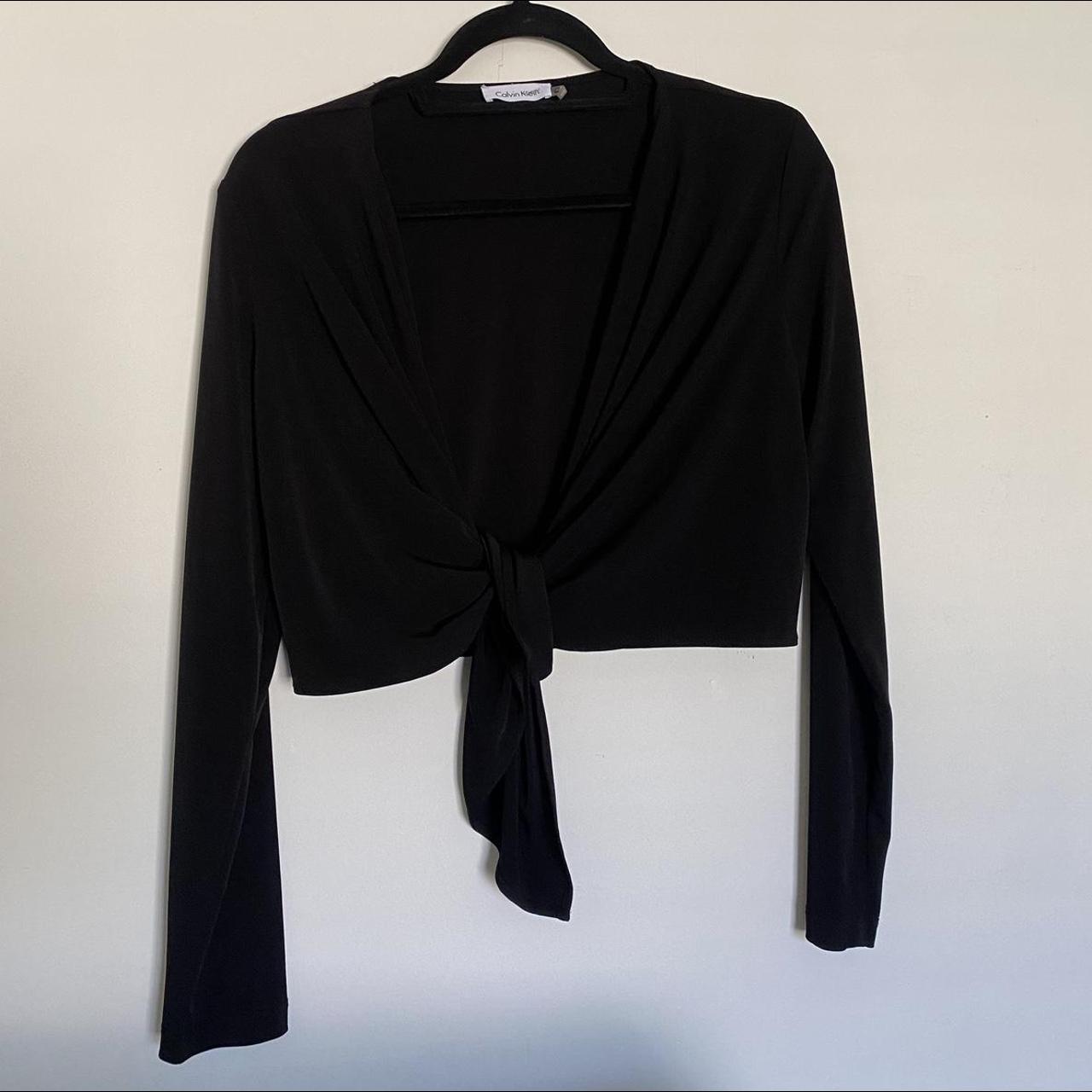 Black Calvin Klein cardigan - Depop