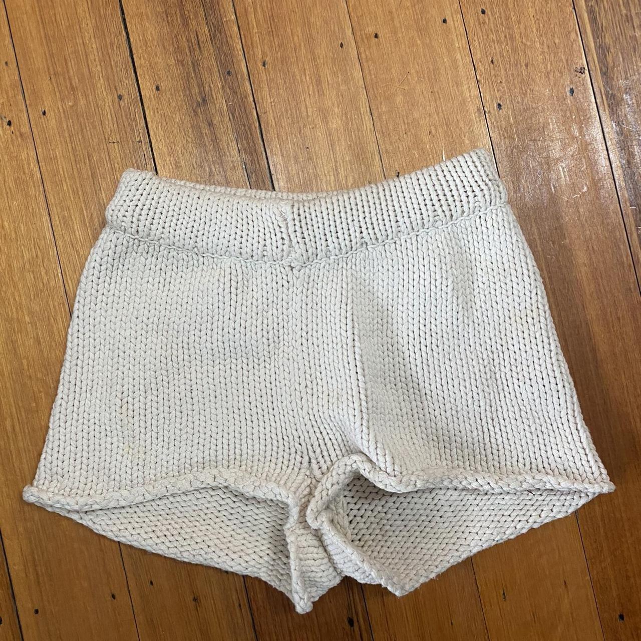 Zulu and zephyr knitted shorts Great condition... - Depop