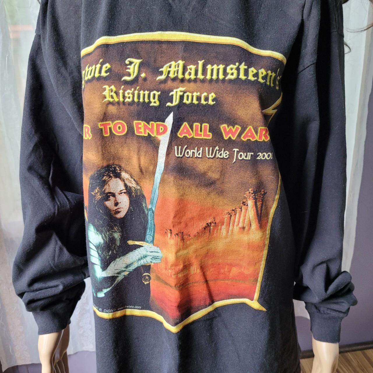 YNGWIE MALMSTEEN 01年ワールドツアーTシャツ 01年 YNGWIE MALMSTEEN ジャパンツアーTシャツ 未使用 - メルカリ