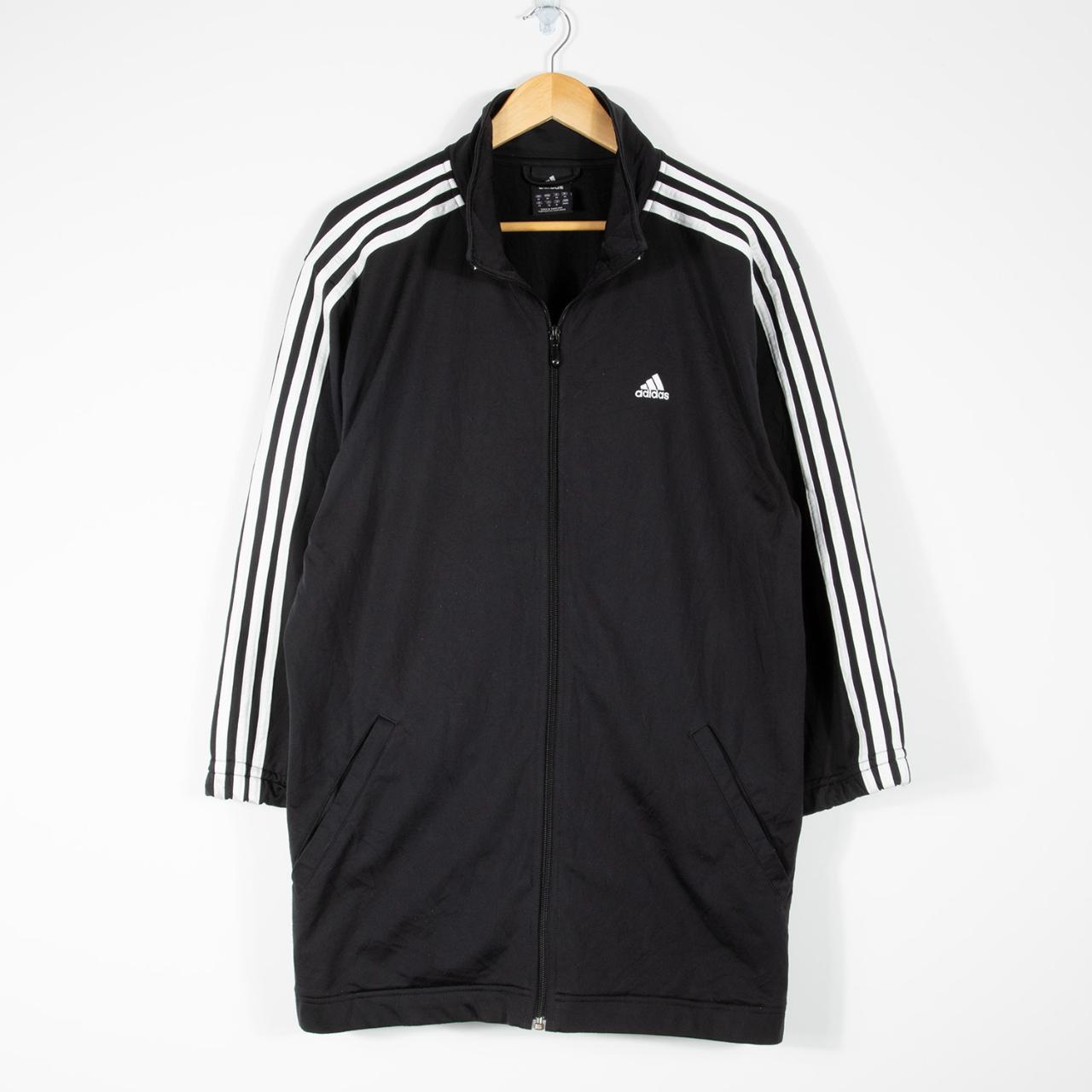 Black adidas Track Top adidas Logo on the Chest Depop