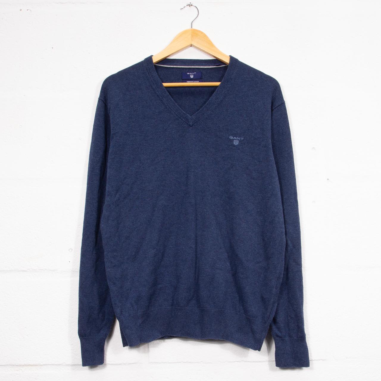 Gant Clothing Gant Men's V Neck Jumper Gant V Neck Casual